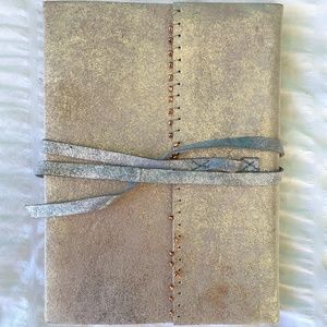 Anthropologie Leather Wrap Journal